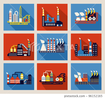 Industrial factory buildings and refineries Industrial factory buildings and refineries 96152165