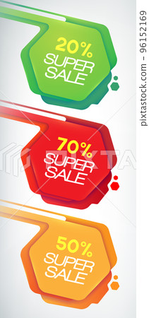 Sale Banners set. discounts and offers for your business Sale Banners set. discounts and offers for your business 96152169