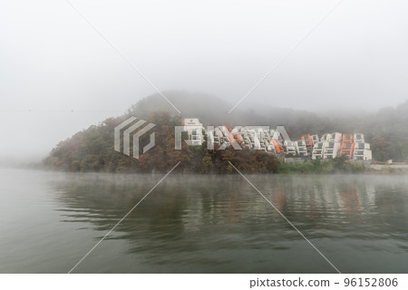 Beautiful Namiseom Nami Island on Han river in South Korea during Autumn season Beautiful Namiseom Nami Island on Han river in South Korea during Autumn season 96152806