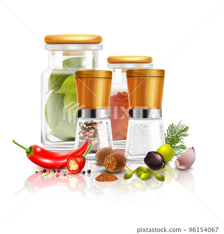 Spices 3D Composition Spices 3D Composition 96154067