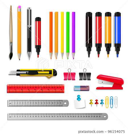 Stationery Realistic Set 96154075
