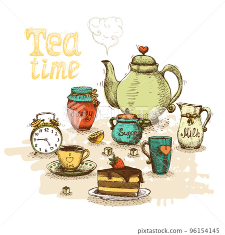 Tea time still life Tea time still life 96154145