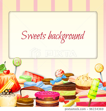 Sweets Food Background Sweets Food Background 96154369