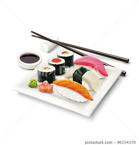Sushi Realistic Set 96154370