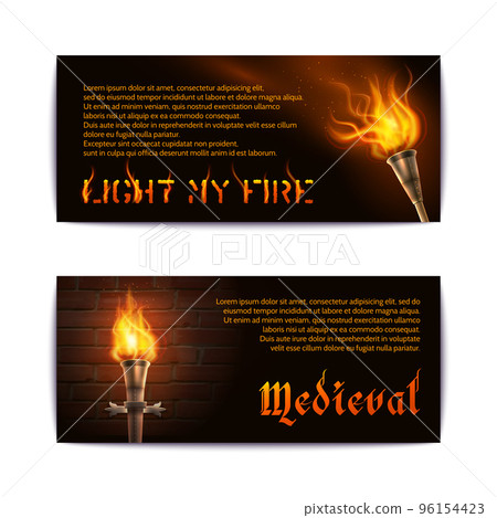 Torch Banners Set 96154423