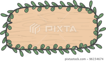 brown wooden sign board rectangular shape simple doodle cartoon drawing brown wooden sign board rectangular shape simple doodle cartoon drawing 96154674