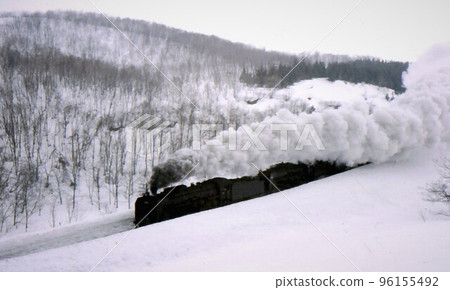 1970 c62 double express Niseko Yuki no Kamome wo Go Hakodate Main Line Hokkaido old color photo 96155492