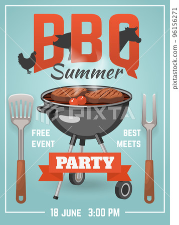 Summer BBQ Poster Summer BBQ Poster 96156271