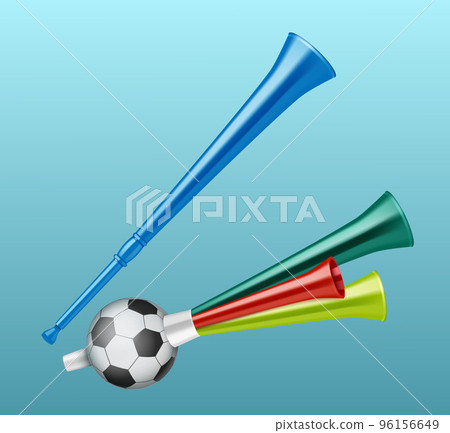Trumpet football fan. Trumpet football fan. 96156649