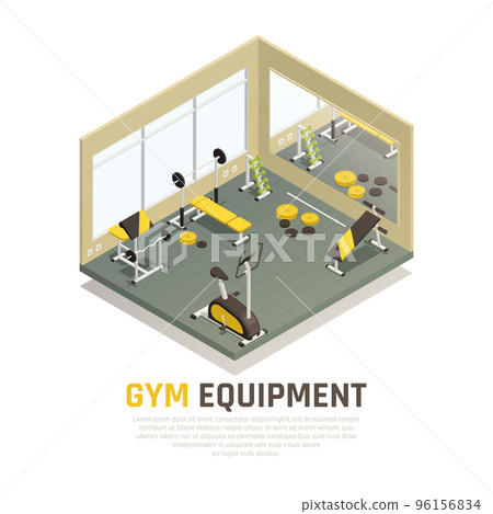 Exercise Equipment Isometric Composition 96156834