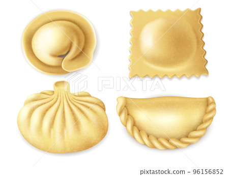 Dishes From Meat And Dough 96156852