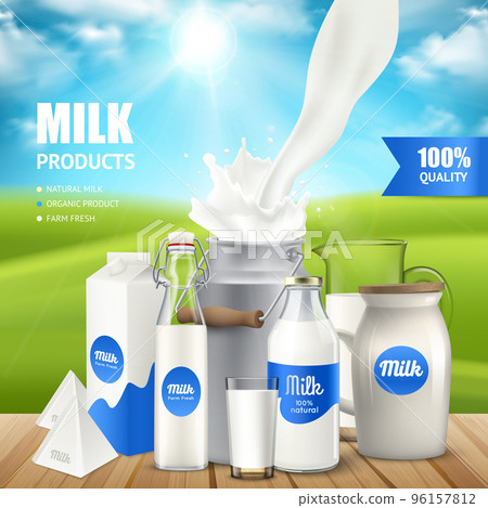 Milk Products Poster 96157812