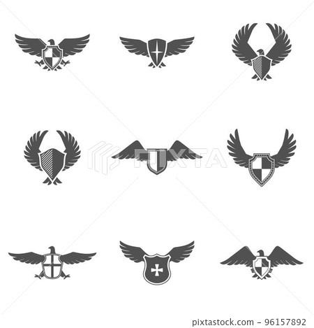 Eagle Icon Shield Set 96157892