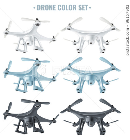 Realistic Drone Set 96157902