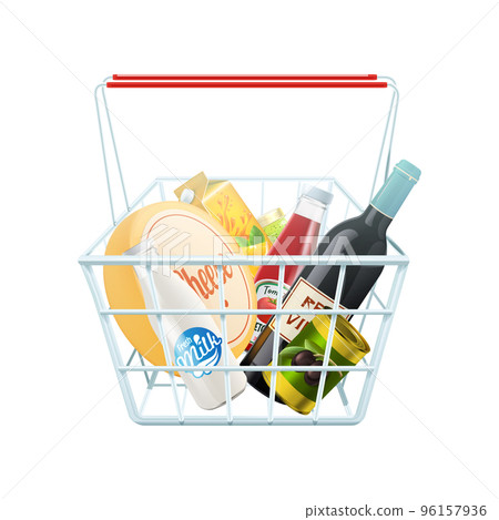 Shopping Basket Concept Shopping Basket Concept 96157936