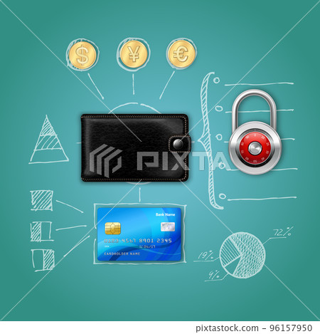 Realistic Money Concept 96157950