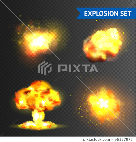 Realistic Explosions Set Realistic Explosions Set 96157975