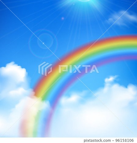 Rainbow Background Illustration Rainbow Background Illustration 96158106