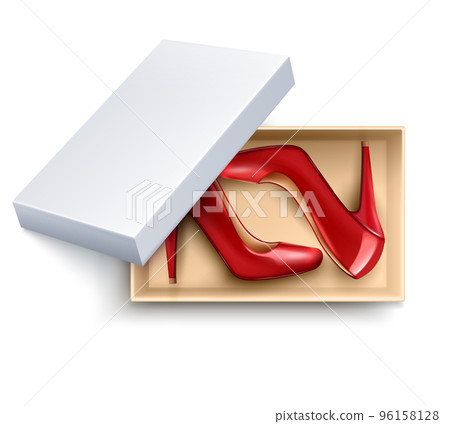 Shoes In Box Realistic Set 96158128