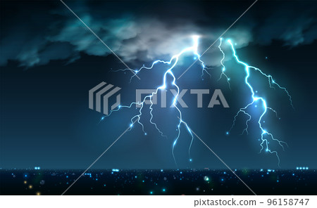 Night City Storm Composition Night City Storm Composition 96158747