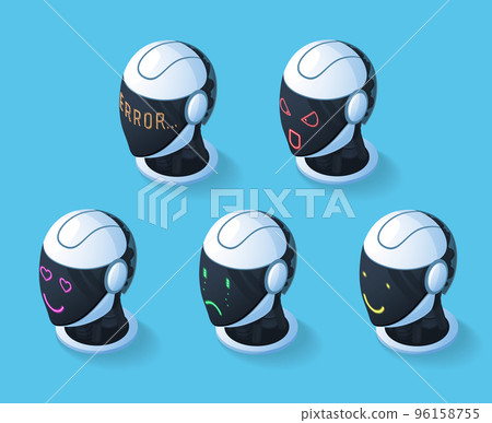 Droid Emotions Icon Set Droid Emotions Icon Set 96158755