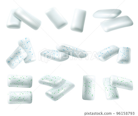 Realistic Chewing Gums Set Realistic Chewing Gums Set 96158793