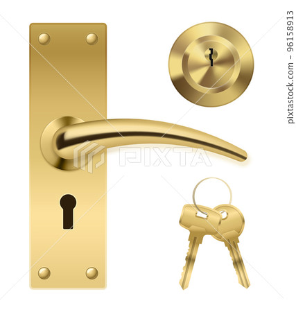 Door Handle Key Set 96158913