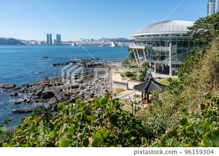 Nurimaru APEC House in Busan South Korea where APEC Summit was held in 2005 Nurimaru APEC House in Busan South Korea where APEC Summit was held in 2005 96159304