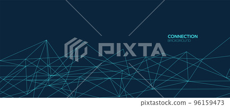 Connection background. Network concept with dots and lines. Connection background. Network concept with dots and lines. 96159473
