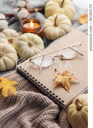 Autumn composition. Cozy home atmosphere 96160570
