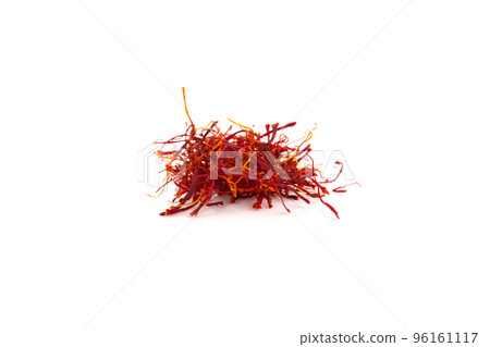 Dried saffron spice isolated 96161117