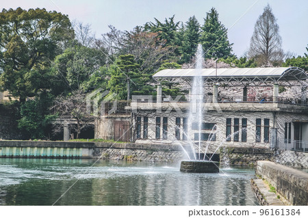 a Lake Biwa Canal Museum with fountain 10 April 2012 a Lake Biwa Canal Museum with fountain 10 April 2012 96161384