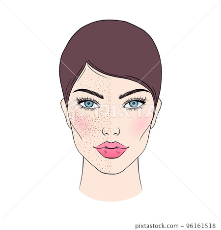 Portrait of young woman Portrait of young woman 96161518