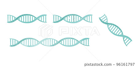 Cute gene DNA illustration set 01 Cute gene DNA illustration set 01 96161797