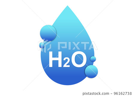 Illustration of H2O (png) 96162738