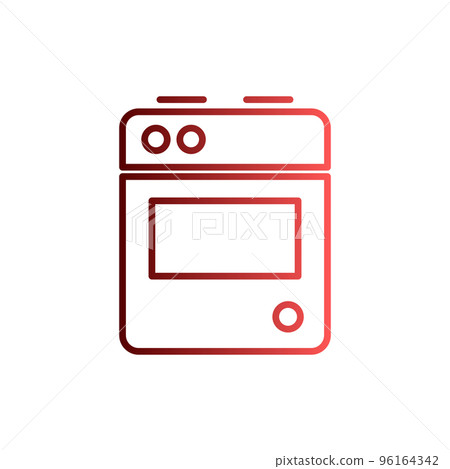 stove icon vector illustration with outline style. stove icon vector illustration with outline style. 96164342