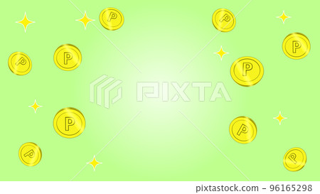Point coin background Simple 96165298