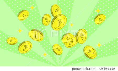 Point coin background dot pattern 96165356