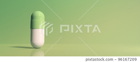 Pharmaceutical medicine capsule - Healthcare theme - 3D 96167209