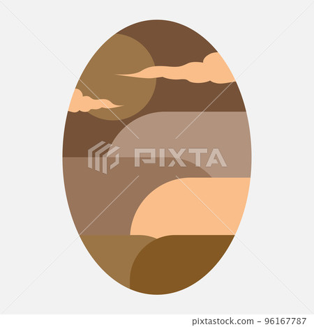 Mountain landscape illustration vector Mountain landscape illustration vector 96167787