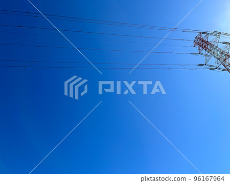 blue sky and tower 96167964
