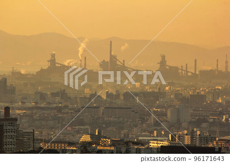 Industrial area seen from Sumaura Sanjo Yuen 96171643