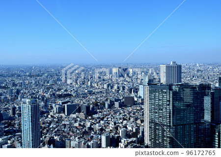 Tokyo Metropolitan Government Building View of the city from the observatory Tokyo Metropolitan Government Building View of the city from the observatory 96172765