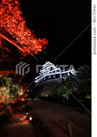岡山城在夜間更新 岡山城在夜間更新 96172942