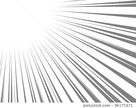 Yellow saturated line with space on the upper left 96175871