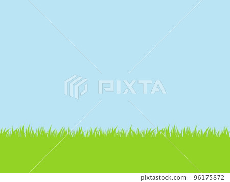 Grass and blue sky 96175872