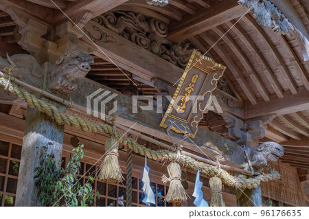 鳥取縣日野區日南町日野神社笠木 鳥取縣日野區日南町日野神社笠木 96176635