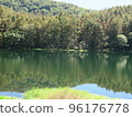 Mishaka Pond in Kaii Higashiyama's painting (Okutateshina, Nagano Prefecture) 96176778