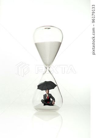 Businessman and time Businessman and time 96179133