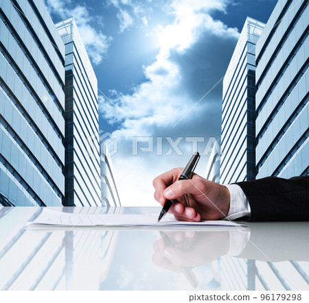 Business contract Business contract 96179298